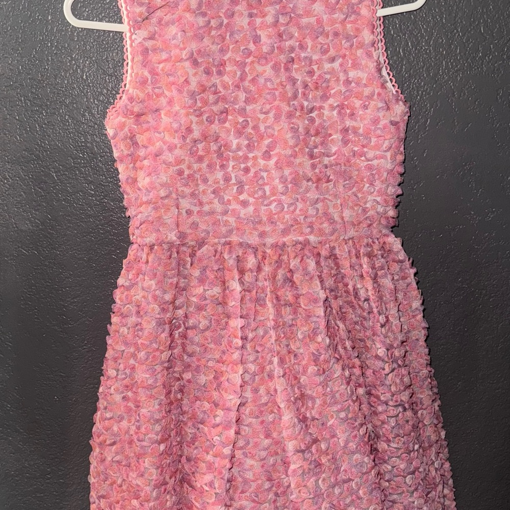 Pink Sleeveless Kids Dress